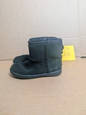 UGG Toddlers' Classic II Black Boots Size 9C Fair Condition