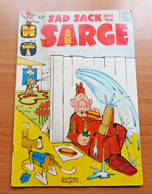 SAD SACK AND THE SARGE HARVY COMICS NO.33 OCT 1962 VG COMIC BOOK