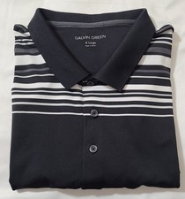 Gavin Green Melwin V8 Polo Shirt Mens Sz XL Black UV 20 Golf Cape Cod Customized