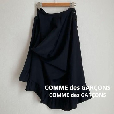 Comcom Comme des Garçons Wickelrock aus verformter Wolle guter Zustand