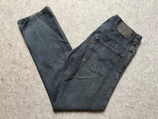 Levi's 511 Jeans Boys 16 Regular 28x28 Black Gray Skinny Stretch Denim Dark Wash