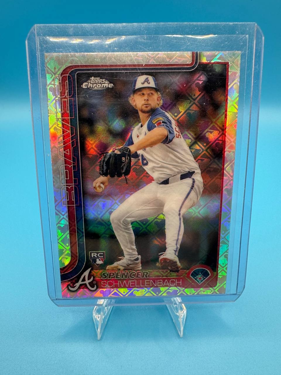 2025 Topps #103 Spencer Schwellenbach Diamante Foil