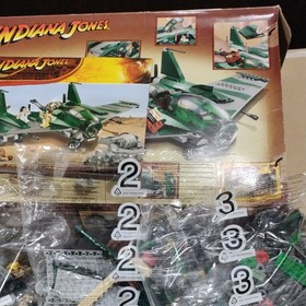 LEGO 7683 Indiana Jones Fight on the Flying Wing In 2009 New Retired Sealed Bags