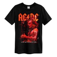 Amplified Unisex Adult Live At Donington Ac/Dc T-Shirt M Black