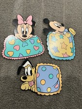 Vintage Baby Mickey Nursery Wall Decor Set