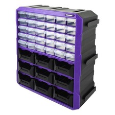 39 Bin Small Parts  Screw Organizer for Tool Garage Craft Cabinet