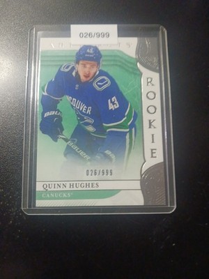2019-20 Upper Deck Artifacts - Rookies Quinn Hughes #180 /999 (RC)