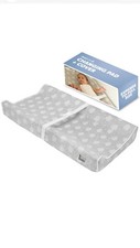 Jool Baby Contoured Infant Changing Pad Removable Washable Cover Gray