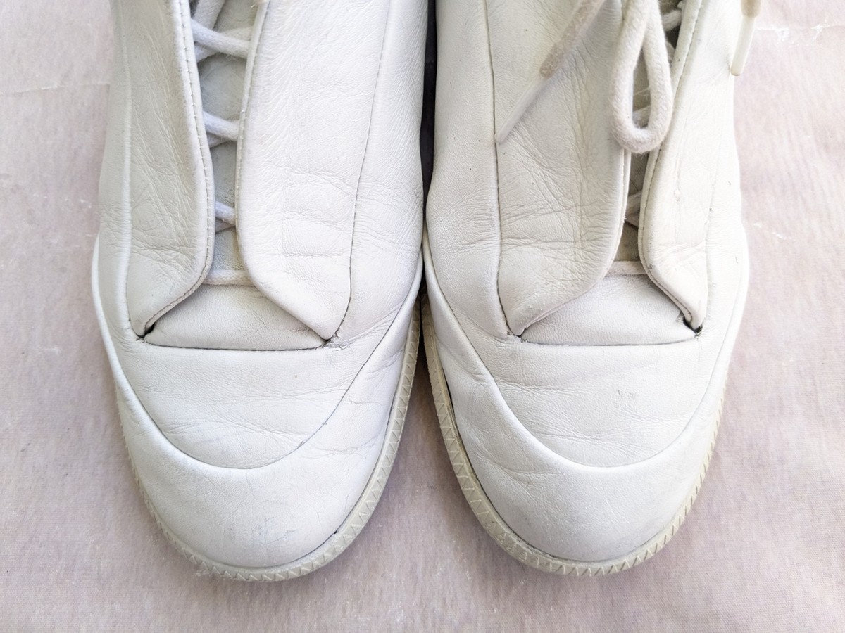 Maison Margiela Future White Men 9 42 Leather Low Top Sneakers