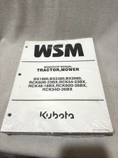 BX1880, BX2380, BX2680 Tractor Mower Technical Repair Workshop Manual Kubota NEW