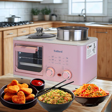 Telford 4 in 1 Breakfast Maker 8 Liters electric oven (Bake,Cook,Boil, Steam)