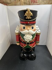 Christmas 17" Nutcracker With LED Lights Very Good Condition