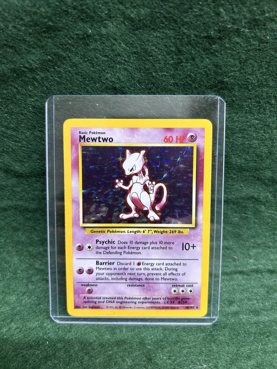 Mewtwo Pokmon TCG Individual Trading Card Games Base Set in English for  sale | eBay