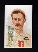 #58 KID NICHOLS, Braves ~ Perez-Steele Hall of Fame art postcard #3927/10,000