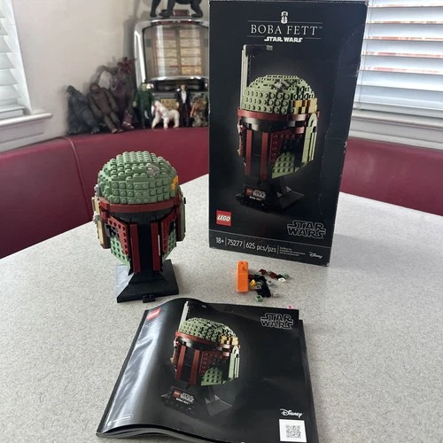 Lego Star Wars Boba Fett Helmet #75277 RETIRED (Missing Antenna Assembly)