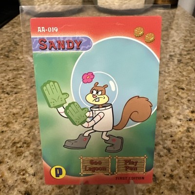 SpongeBob SANDY 2003 Aquatic Amigos 1st Edition Card #AA-019