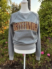 Harry Potter Gryffindor Raglan Sweatshirt Universal Studios Embroidered Size XS