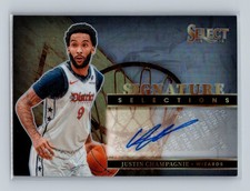 2024-25 Panini Select Signature Selections Justin Champagnie #SS-JCP Wizards