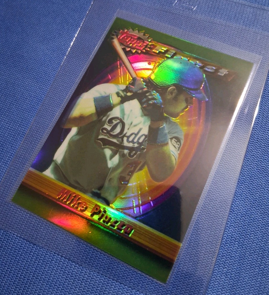 1994 Mike Piazza Topps Finest Refractor #1 Card