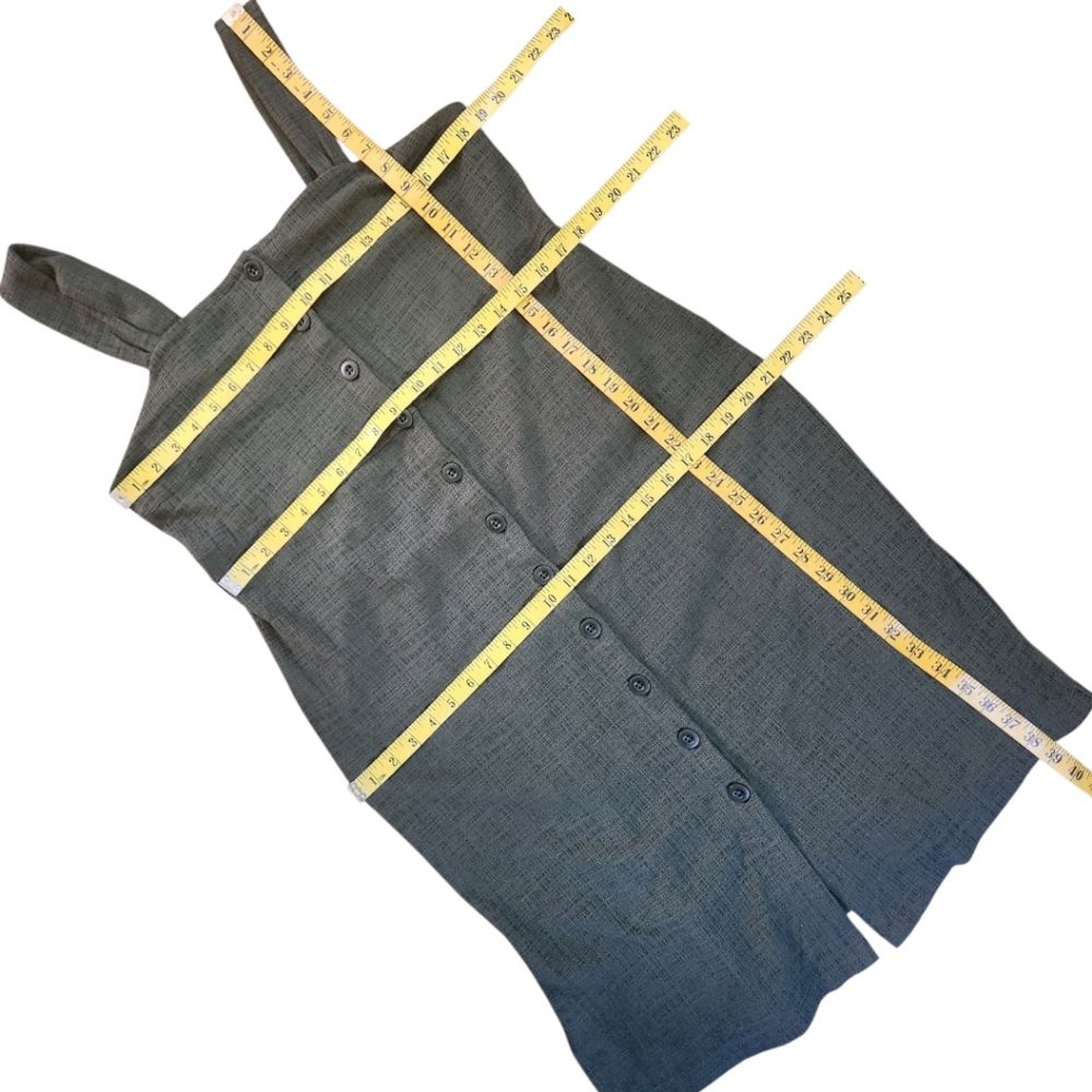 MADEWELL Texture & Thread Button-Front Midi Dress… - image 8