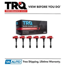 TRQ Performance 6pc Ignition Coil Set for Nissan Infiniti 350Z FX35 G35 G35X M35