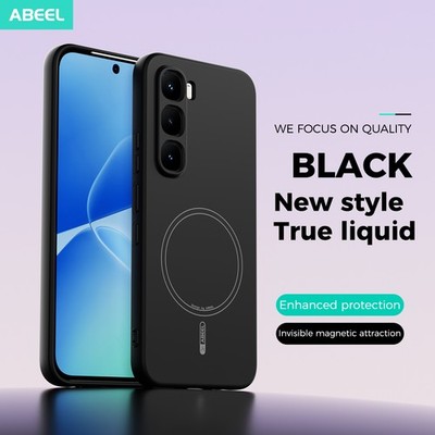 For Infinix Hot 60 Pro 4G, Phone Case Soft Liquid Silicone Wireless Charge Cover