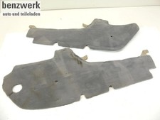 Mercedes W201 190 2x Teppich Mittelkonsole Velours grau links rechts ORIGINAL ?