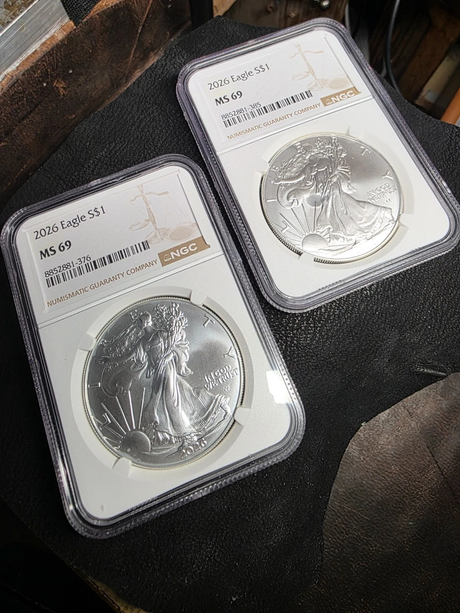 2 oz Precious Metal Content per Unit Grade MS 69 NGC Certified