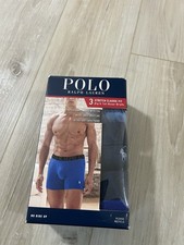 Polo Ralph Lauren 3-Pack Men's Cotton Blend Stretch Classic Fit Boxer Briefs