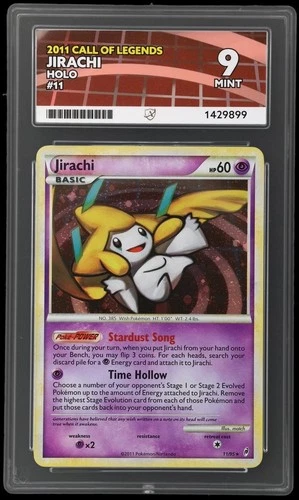 Jirachi 11/95 Call of Legends Holo Graded Mint ACE 9 POP 1!!