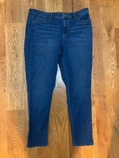 Womens Jessica Simpson High Rise Skinny Jeans Medium Wash Blue 16