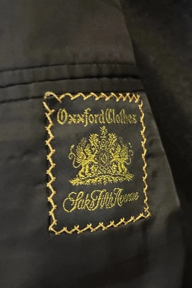 Oxxford уголь серый фланелевый шерстяной костюм, 2btn куртка 38 R Reg, брюки 31W 29L - Изображение 3 из 4