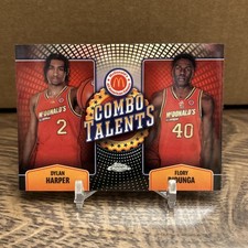 2024 Topps Chrome McDonald’s All American - Dylan Harper/Bidunga Refractor
