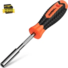 1/4 Inch Magnetic Bit Driver, Screwdriver Handle for Holding Bits and Screws wit