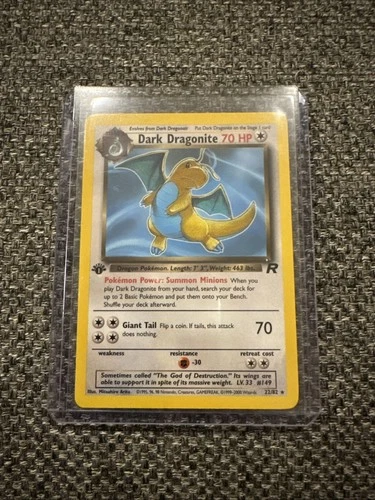 Pokémon Dark Dragonite TCG 1st Edition Non-Holo Card 22/82