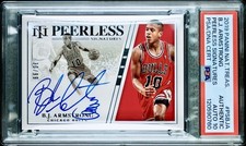 BJ Armstrong 2019 National Treasures Peerless Signatures Auto 10 Bulls