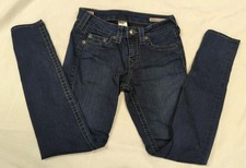 True Religion Halle High Rise Super Skinny Jeans Womens 28 Blue Denim Stretch