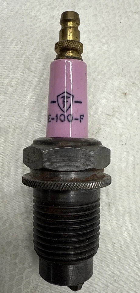 Nuevo de Lote Antiguo Bujías Firestone E-100-F, Tubo 1/2", 15/16" Hexagonal Foto 3 de 4