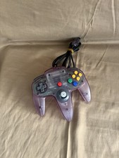 Official OEM Nintendo 64 N64 Atomic Purple Clear Controller Joystick Very Clean