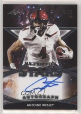 2019 Leaf Ultimate Ultimate Stars Auto 9/20 Antoine Wesley #SA-AW1 Auto 7m3