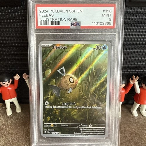 Feebas, 198/191 Illustration Rare, Pokémon Single, Surging Sparks PSA 9