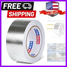 Aluminum Foil Heat Shield Tape 2in X 66ft Self-adhesive Heat Reflective Heat... Aluminum Foil Heat Shield Tape 2in X 66ft Self-adhesive Heat Reflective Heat...