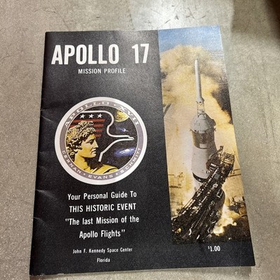 APOLLO 17 MISSION PROFILE JOHN F. KENNEDY SPACE CENTER PROGRAM RARE!