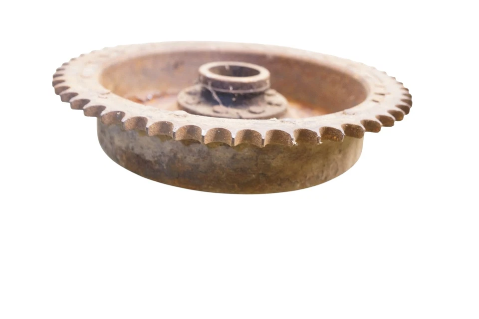 Harley VL V VLD WL Flathead Knucklehead 74 OEM JD Rear Brake Drum *2769A - Image 3 of 4