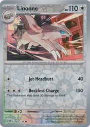 Linoone 168/197 Obsidian Flames Reverse Holo Uncommon