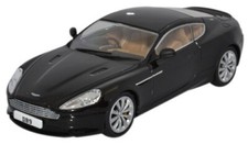 ASTON MARTIN DB9 MKIII COUPE CAR - ONYX BLACK - 1:43 - OXFORD 43AMDB9002
