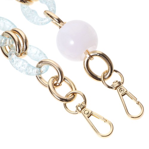 Handbag Handle Strap Purse Replacement Chain Miss Women's Decorative - Imagen 6 de 12