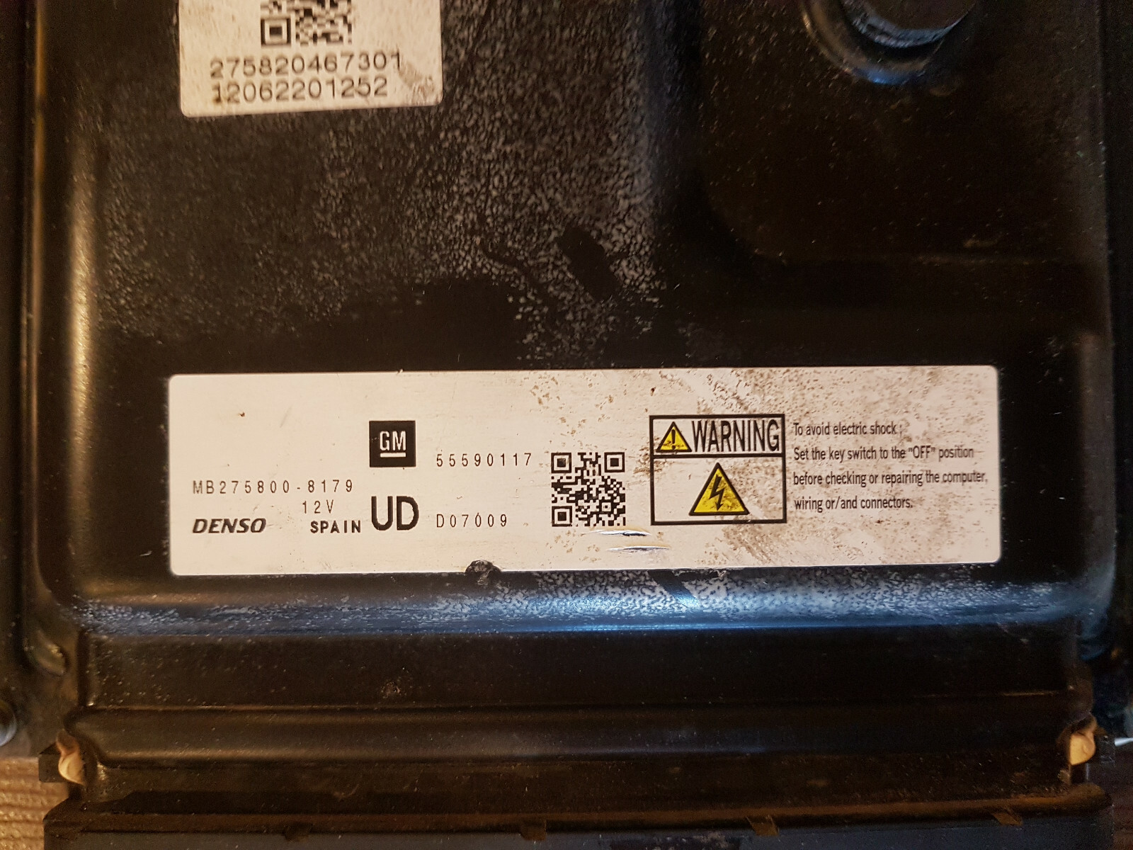 ECU OPEL ZAFIRA 55590117 MB275800-8179 | eBay 