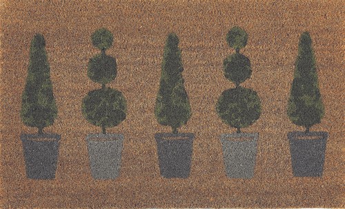 All Creations 23x53cm Pattern Designs Coconut Coir Inset Door Floor Mat Novelty - Picture 14 of 19