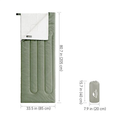 Naturehike H150 Large Sleeping Bag Soot Green *BRAND NEW*